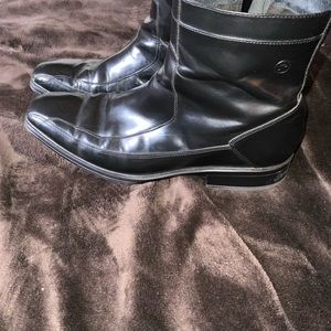 Rock port leather boots size 10, comfortable and hardly worn.